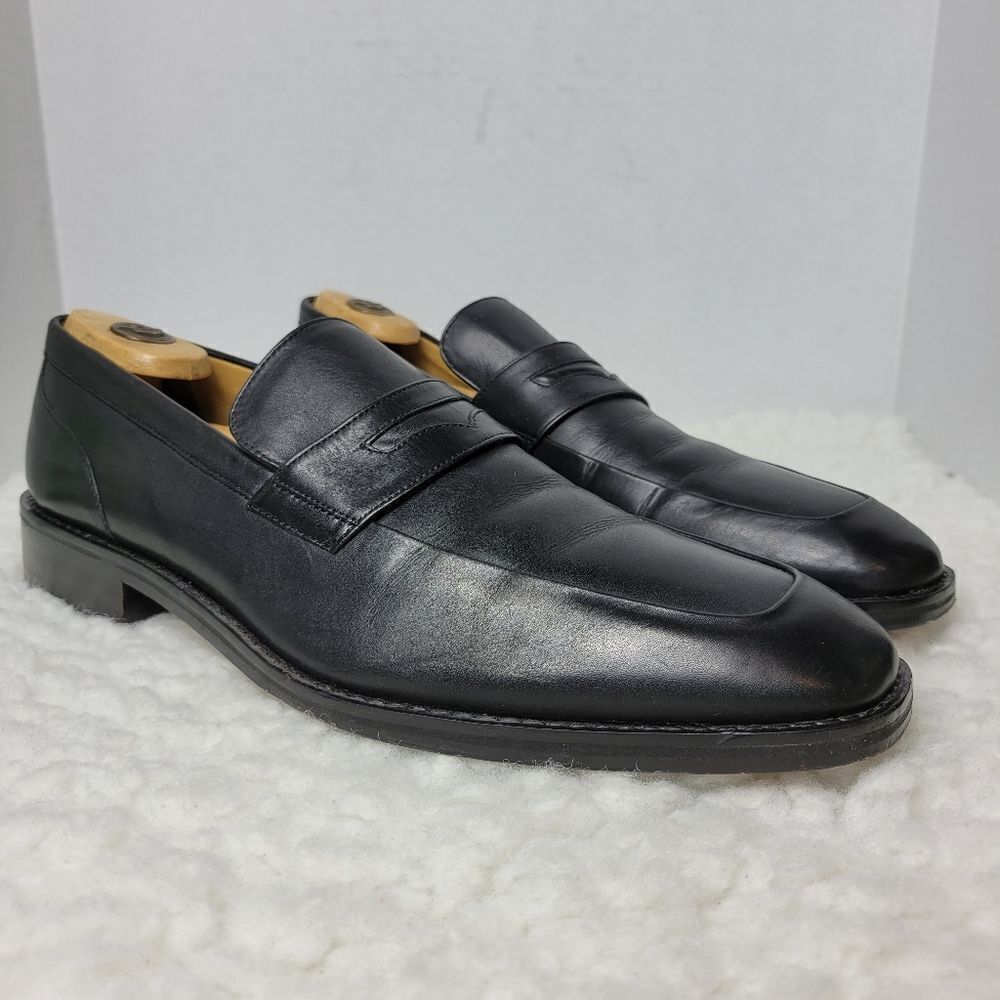 Cole Haan Men's Penny Loafer Size 11 Black Leather Shoes  C06597